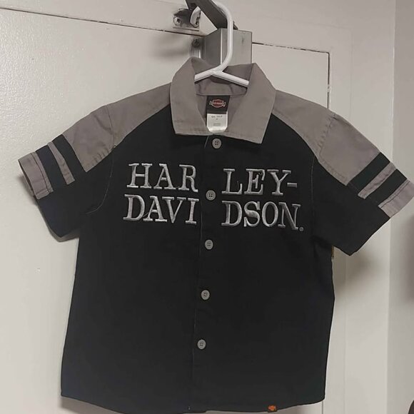 All for $100 - Authentic set of children's Harley Davdison shirts ages 4 to 10 - Picture 4 of 11